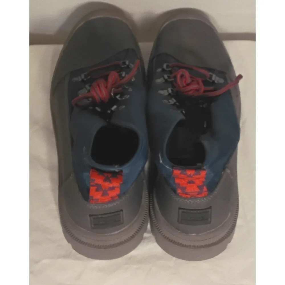 TOMS Cordova Boots Castlerock Gray Legion Blue Ripstop Men’s 9 Excellent